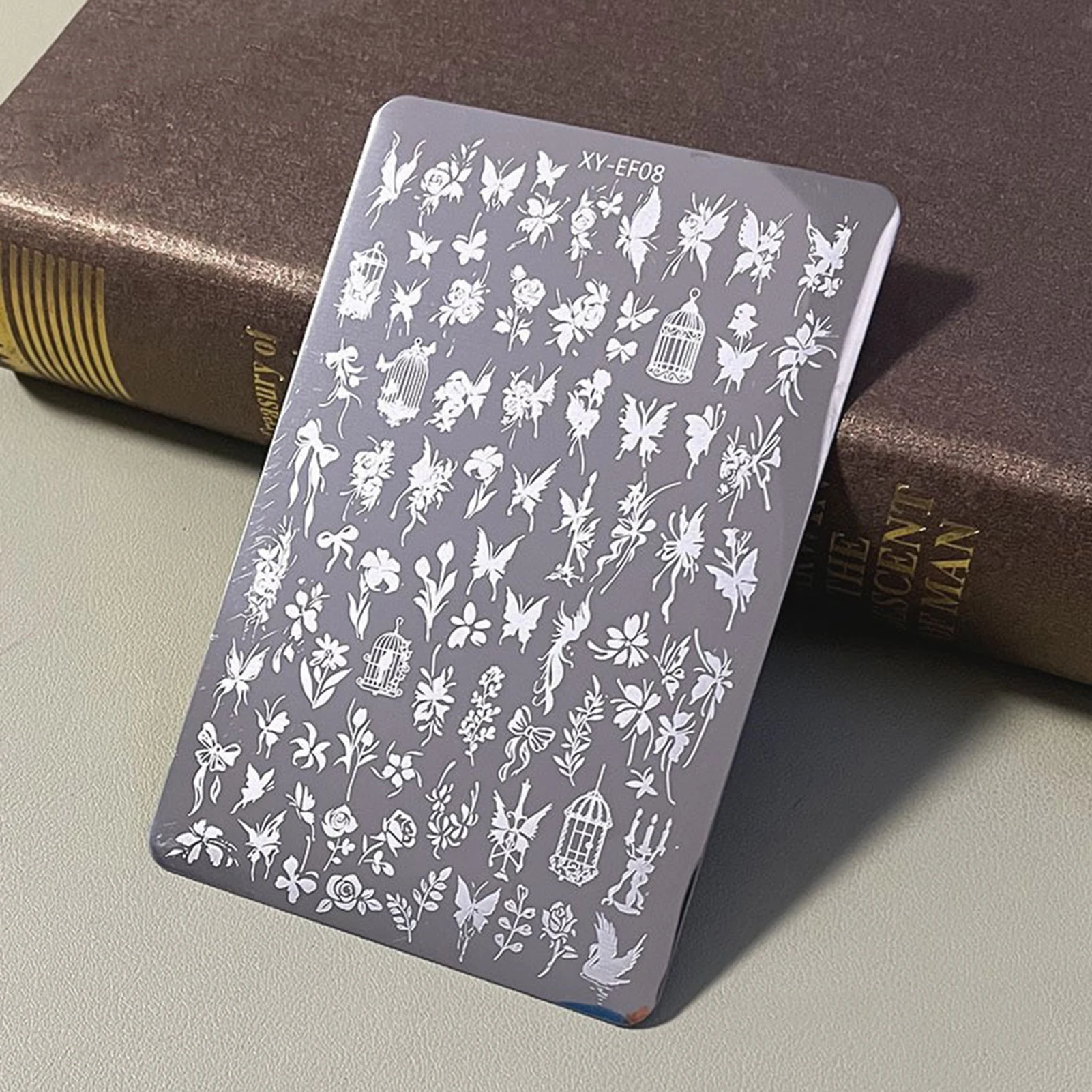 Manicure Nail Art Stamping Plate Stainless Steel Template DIY Manicure Tool with Creative Patterns