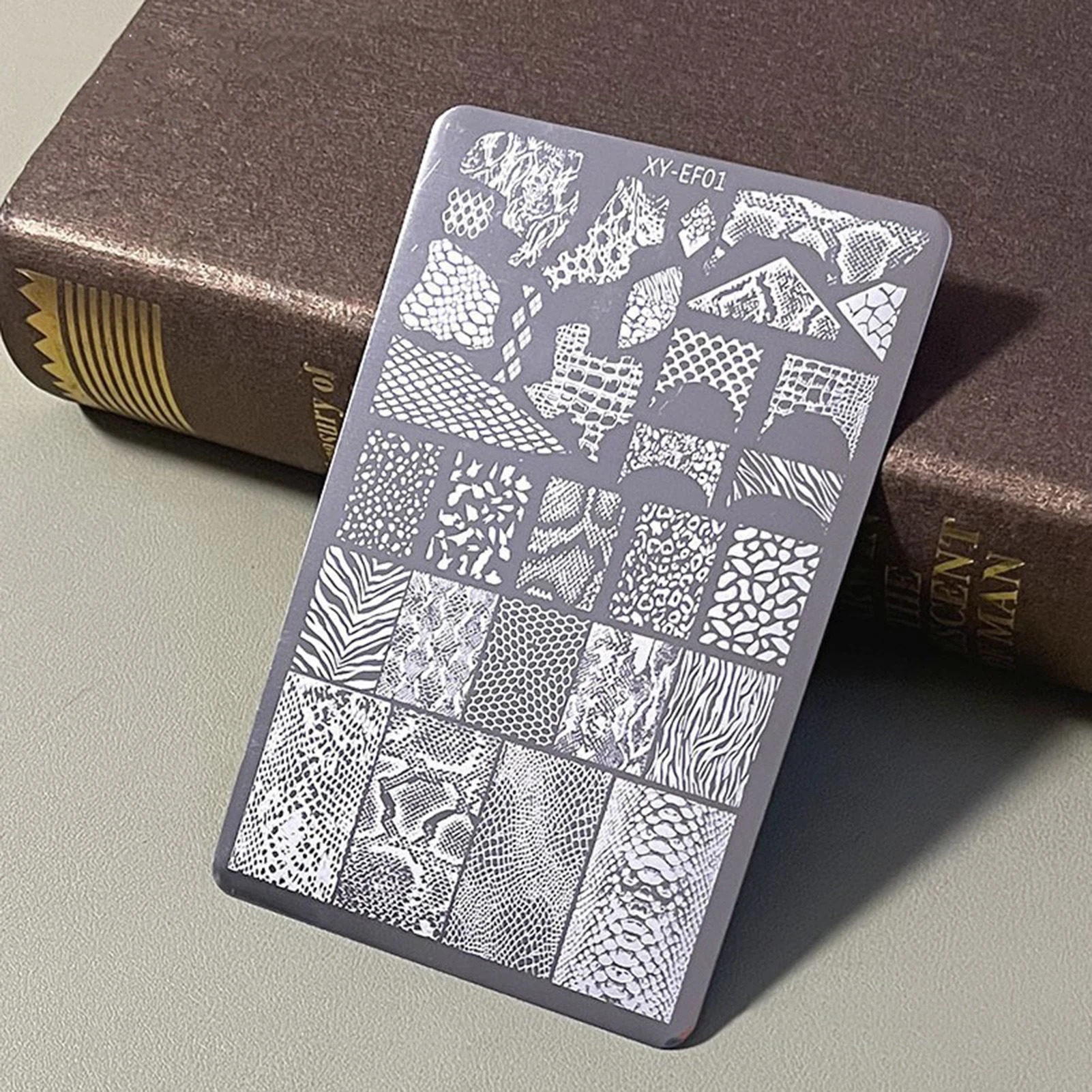 Manicure Nail Art Stamping Plate Stainless Steel Template DIY Manicure Tool with Creative Patterns