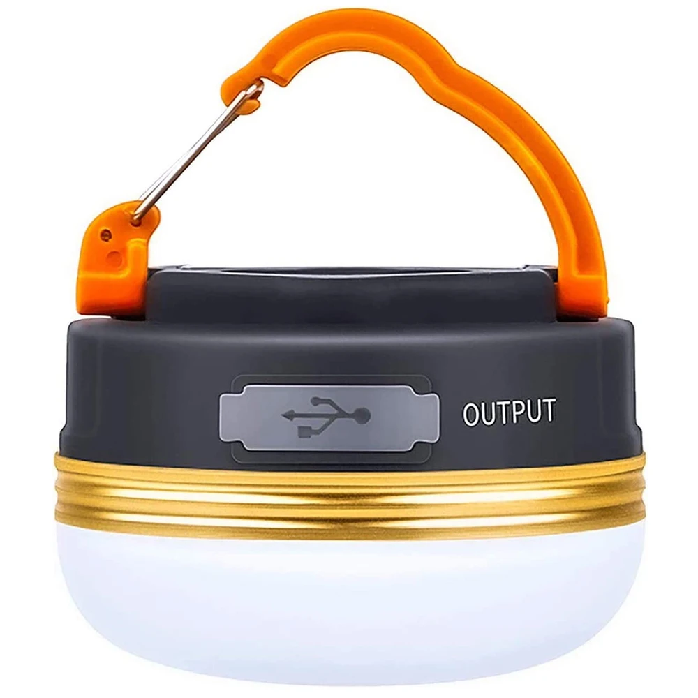 High Power Camping Lantern Tents Lamp 1200mah USB Rechargeable Portable Camping Lights Outdoor Hiking Night Hanging Lamp