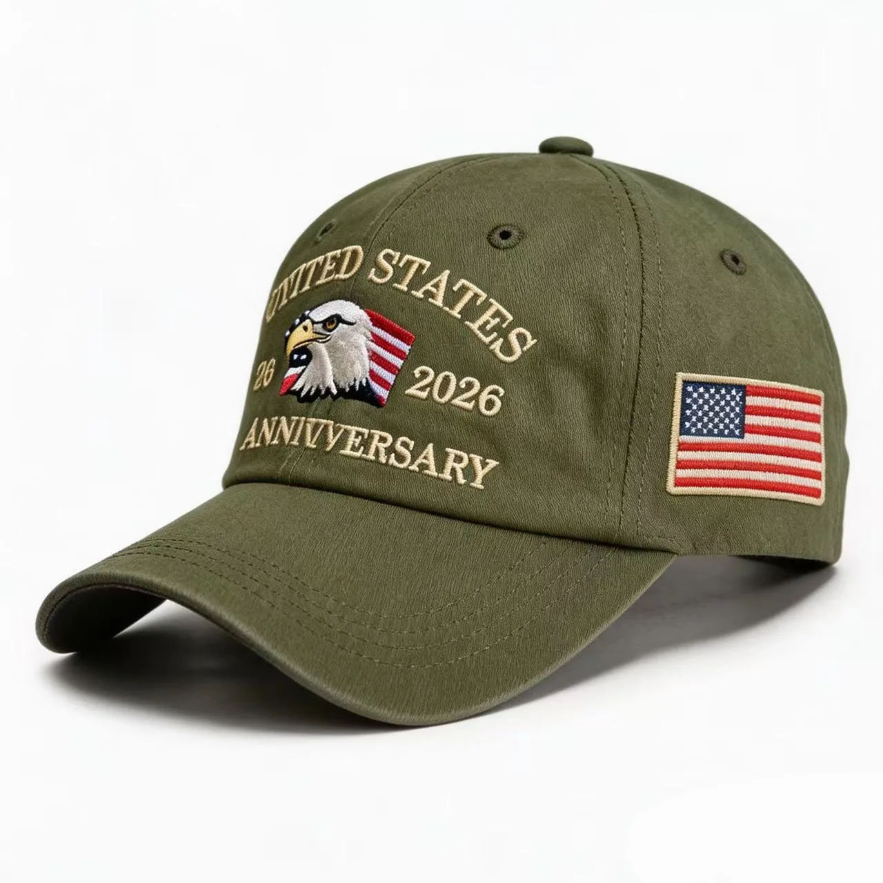 250th Anniversary Twill Baseball Cap Unisex Sun Hat Visor Cap