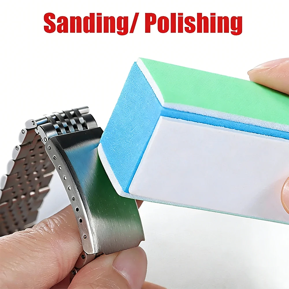 1/2/4pcs Watch Cleaner Rod 4-Sided Polishing Files Sanding Block Watchmaker's Clean Polish Tool for Wristwatch Parts