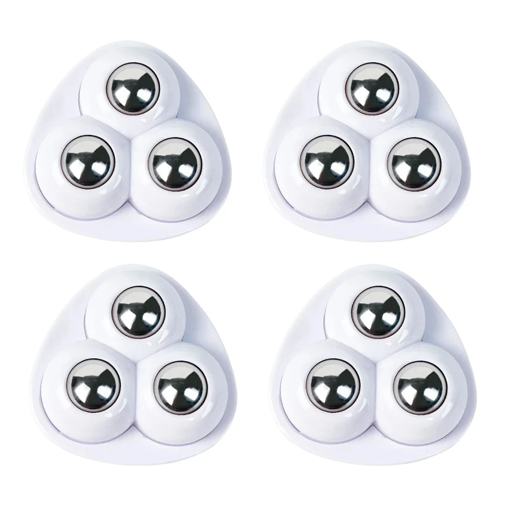 Self Adhesive Paste Universal Wheel 360 Degree Free Rotation Small Wheels No Noise for Trash Can Bottom Kitchen Small Appliances
