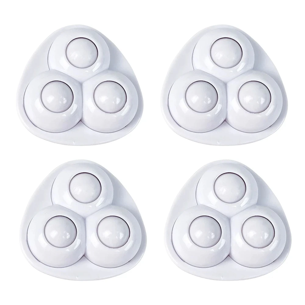 Self Adhesive Paste Universal Wheel 360 Degree Free Rotation Small Wheels No Noise for Trash Can Bottom Kitchen Small Appliances