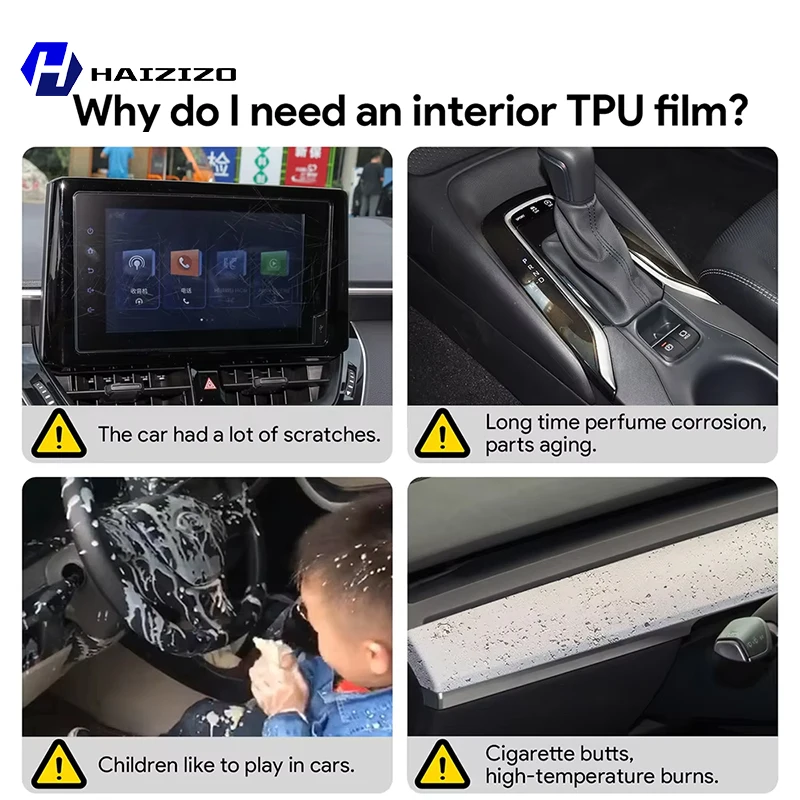 For BYD ATTO 2 DM-i 2025-2026 Car Interior Matte Screen Protector Console GPS Navigation LCD Screene TPU Film Scratch Resistant