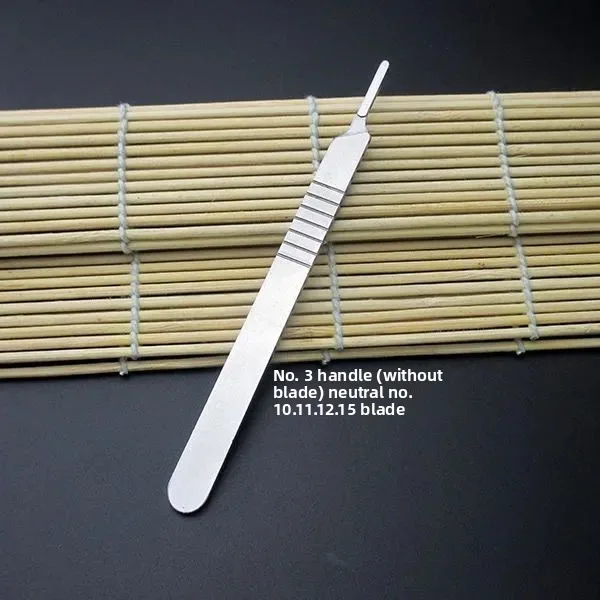 Surgical Scalpel Blades 100PCS/BOX Carbon Steel Medical Knife Handle Holder Dissection Cutting Phone Repair Carving Sterilized