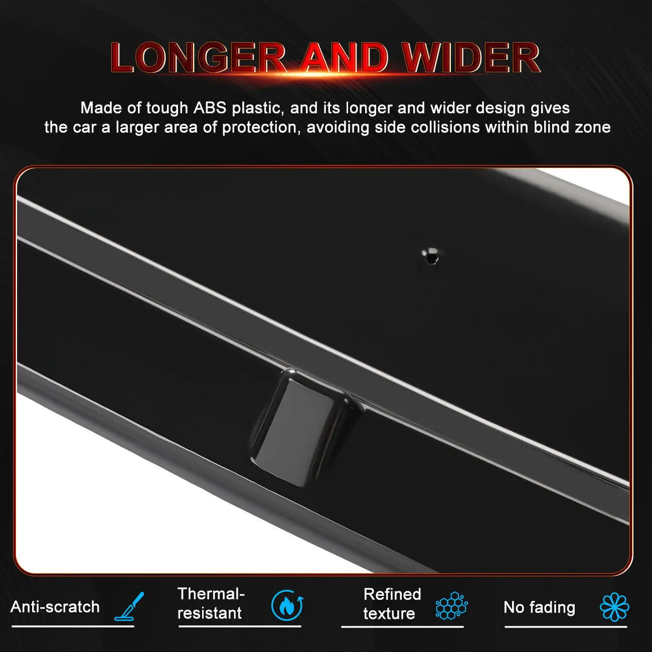 For VW Golf MK7 MK7.5 R GTD GTI TSI TDI Front Splitter Spoiler Lip Kit 2013-2020