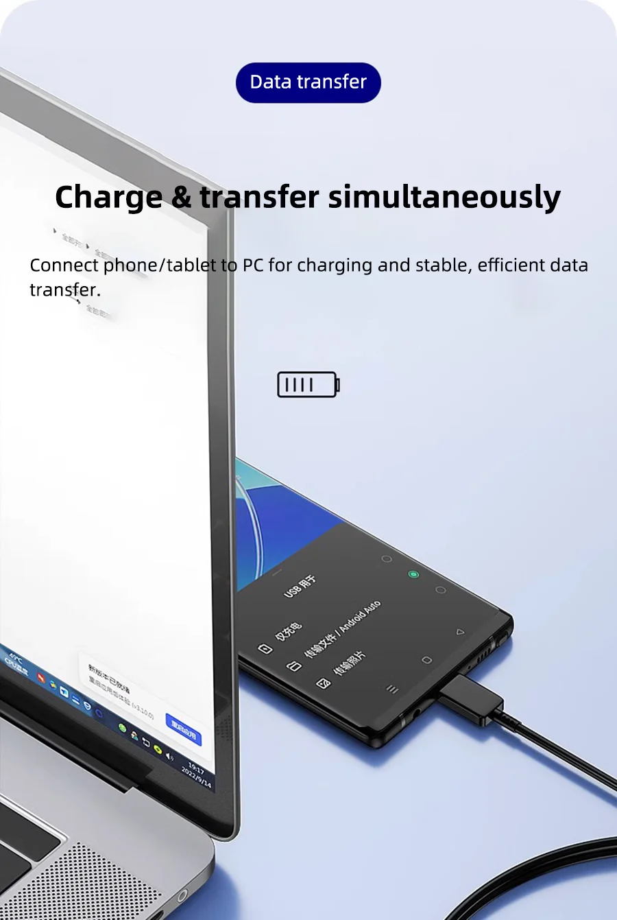 10Pcs 5A PD 100W Dual USB C Super Fast Charge Cable for Samsung S22 S23 S24 Plus Note 20 Ultra A54 A55 Quick Charging Data Cable