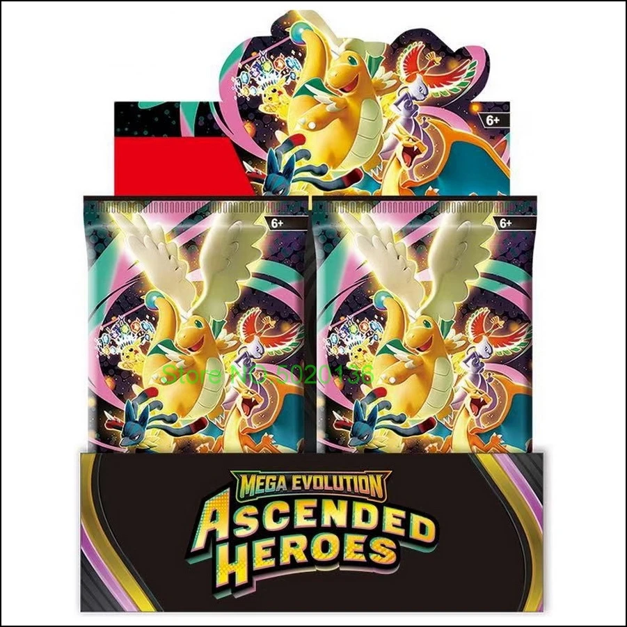 2026 NEW HOT 30-360pcs Pokémon Ascended Heroes Sealed Elite Trainer Box - Mega Evolution Pokémon Cards