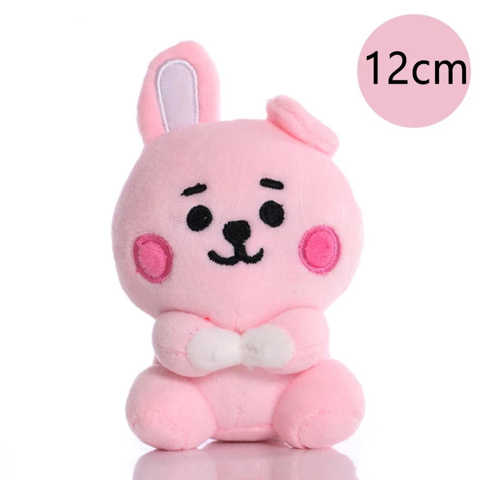 2026 Hot BTed 21Plush Toys Kawaii Mini Keychain Anime Pendant Ornament for Kids 12cm Bt Soft Stuffed Animals Doll Gift