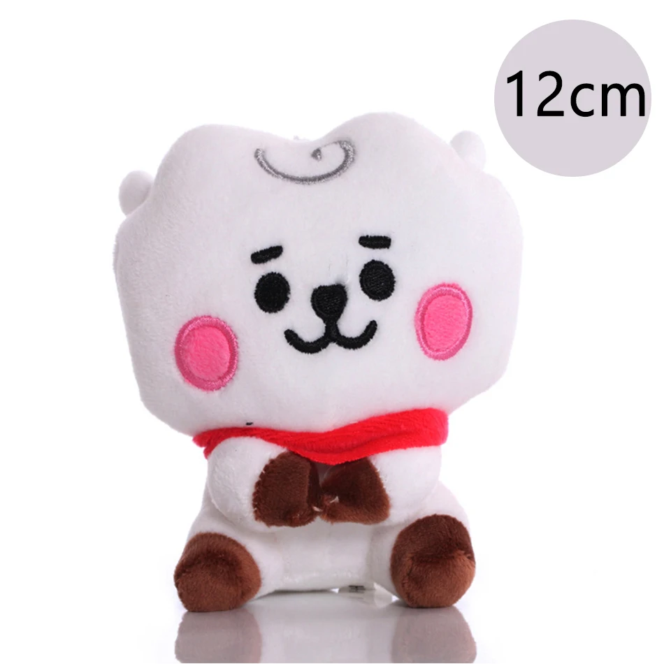 2026 Hot BTed 21Plush Toys Kawaii Mini Keychain Anime Pendant Ornament for Kids 12cm Bt Soft Stuffed Animals Doll Gift