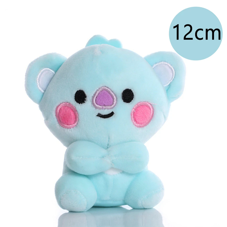 2026 Hot BTed 21Plush Toys Kawaii Mini Keychain Anime Pendant Ornament for Kids 12cm Bt Soft Stuffed Animals Doll Gift
