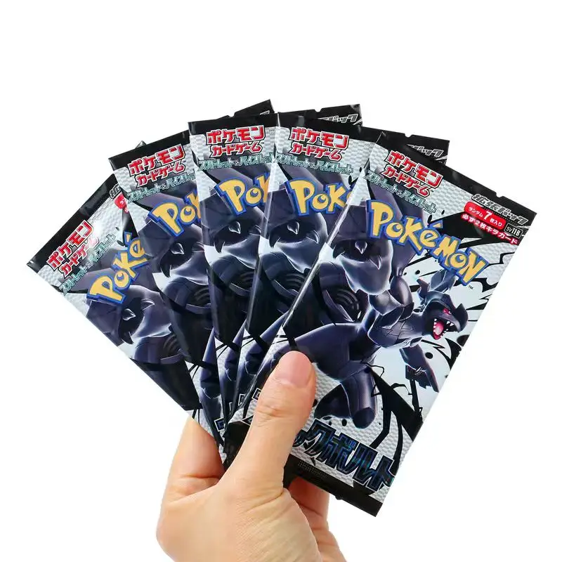 Pokemon Japanese 140pcs PTCG Game Collection Foil Card Japan Scarlet Violet 151 SV11B Black Bolt & SV11W White Flare Booster Box