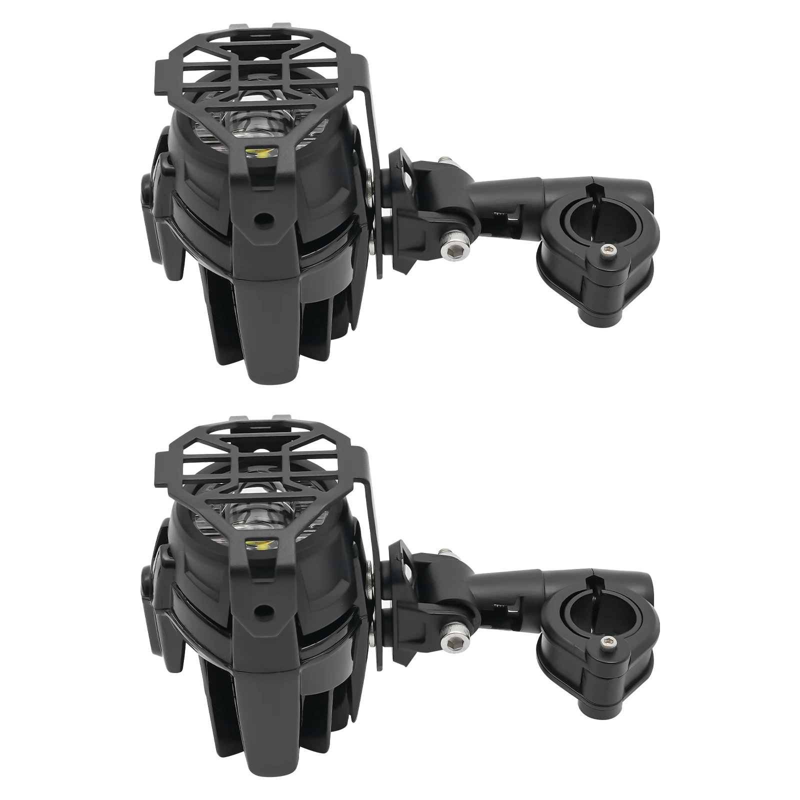 1 Pair Motorcycle Fog Light Additional Headlights, 2Pcs Universal LED Spotlights 6000K 40W for BMW R1200GS F800GS F700GS F650FS