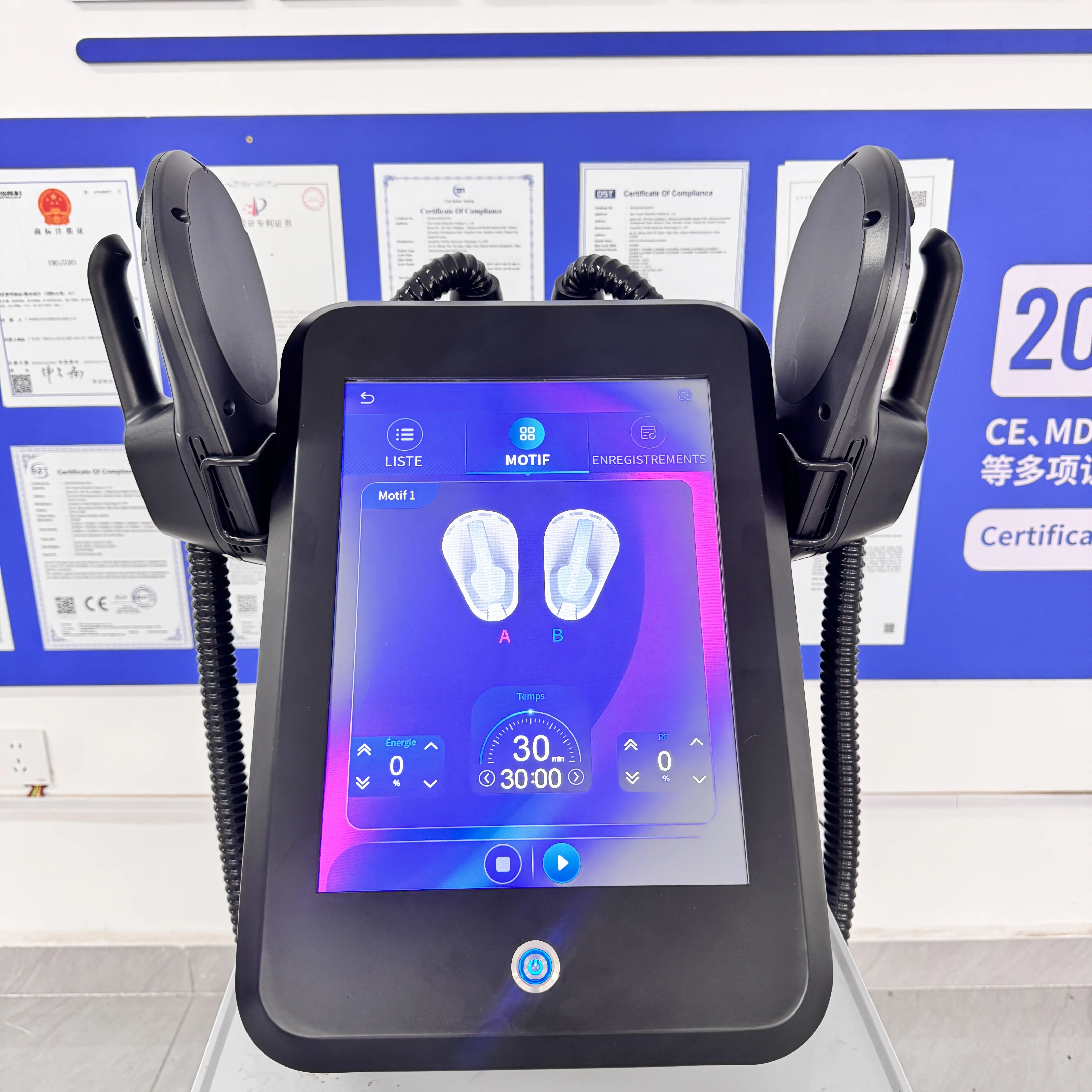 MYoslim 6500W 15Tesla EMSzero Fat Removal Contouring Muscle Electric Stimulation Ems Body Sculpt Slimming Muslim Sets Machine
