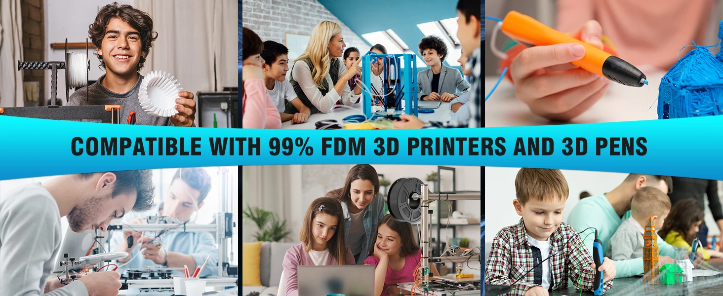 SUNLU 5KG 3D AntiString PLA/PLA Meta/High Speed PLA Filament 1.75mm 1KG/Roll 3D Printer Neatly Wound 3D Filament for 3D Printer