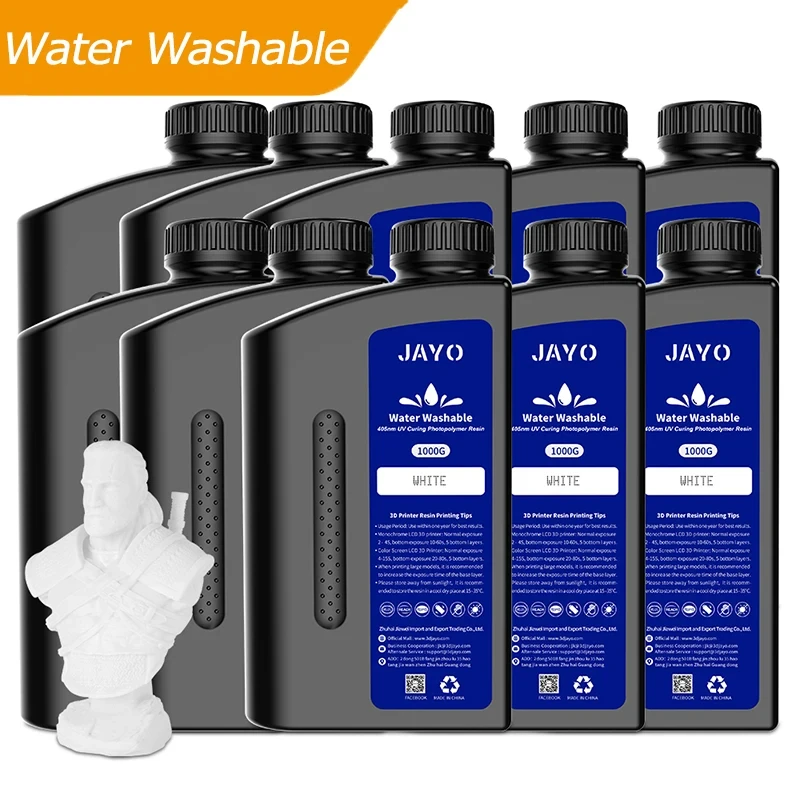 JAYO impresora 3d resina Standard/Water Washab/ABS-Like/PA-Like10KG UV Photopolymer Resin Liquid 405nm For LCD 3D Printer