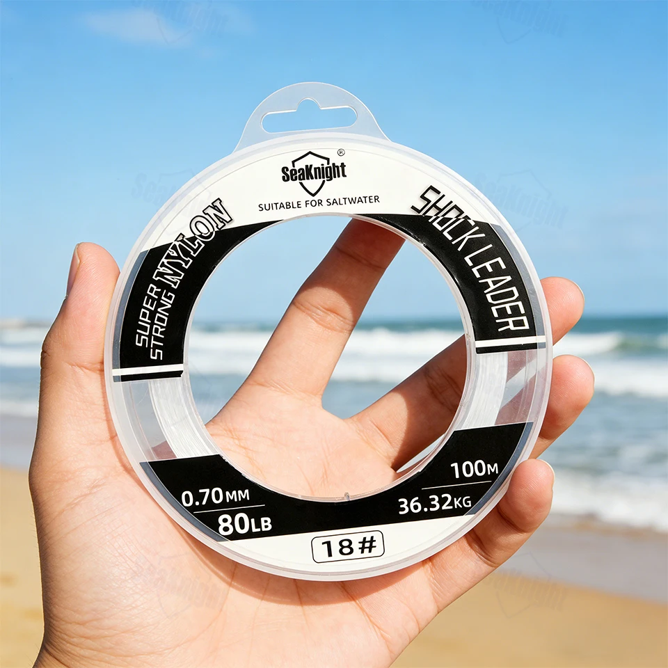 SeaKnight 25-200LB 100M 50M 0.40-1.39mm NT40 Super Strong Monofilament Nylon Line Anti-Wear Fast Sinking Nylon Line Sub Line