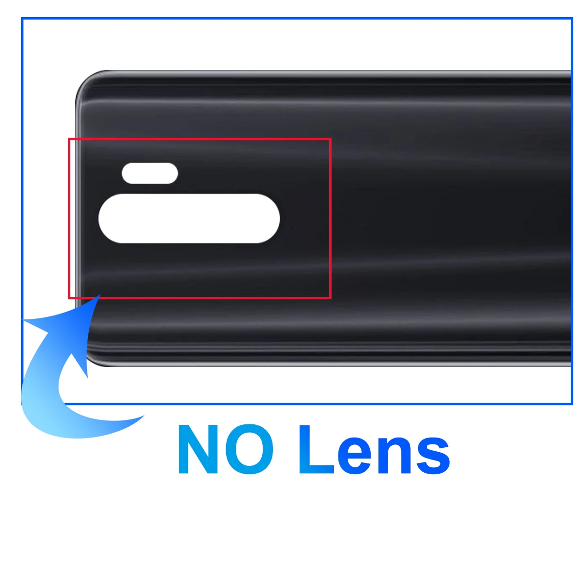 Back Cover for Redmi Note 8 Pro Back Door Replacement Hard Battery Case, Rear Housing Cover with Adhesive M1906G7I Battery Cover
