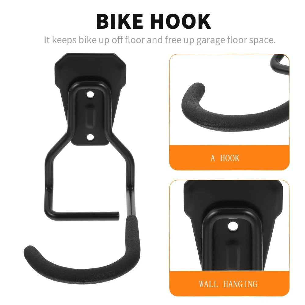 DOMEN Bike Stands Bike Wall Mount Iron Rack Bicycle Wall Stand Hook Bicycle Garage Holder Bicycle Display Storage Hanger Kit