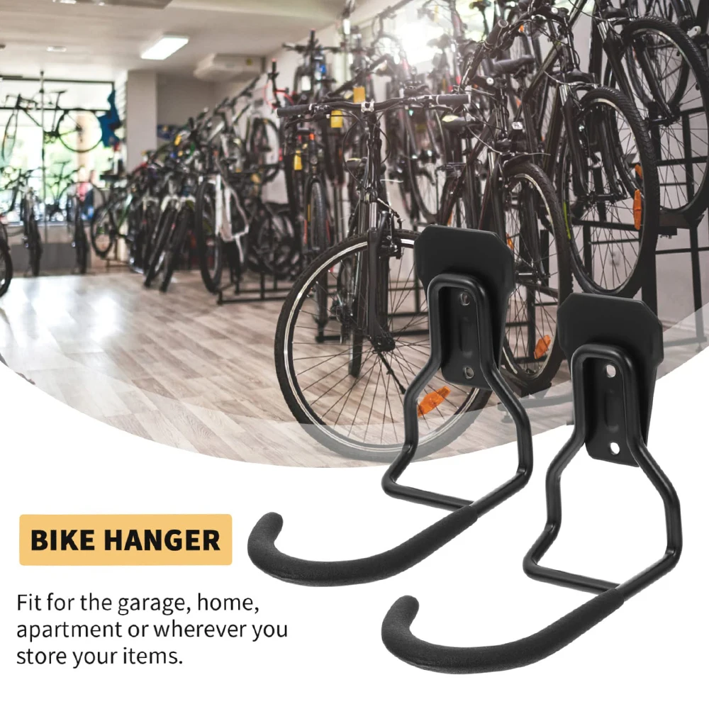 DOMEN Bike Stands Bike Wall Mount Iron Rack Bicycle Wall Stand Hook Bicycle Garage Holder Bicycle Display Storage Hanger Kit