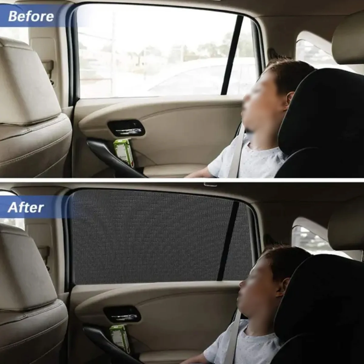 Car SUV Special Car Sun Visor Anti-Mosquito Insulation UV Glass Sunscreen Net