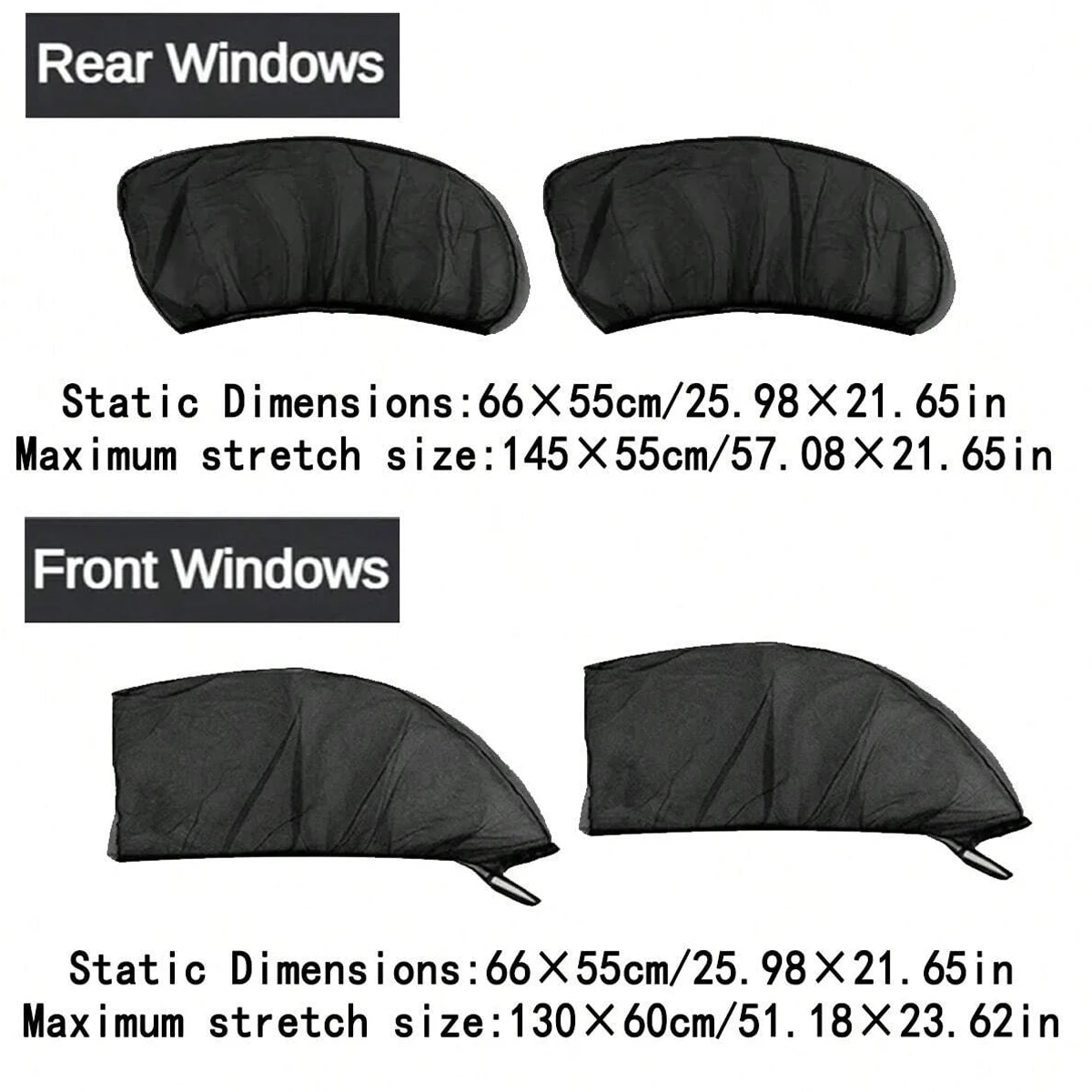 Car SUV Special Car Sun Visor Anti-Mosquito Insulation UV Glass Sunscreen Net