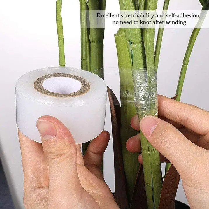 Self-Adhesive Grafting Tape Stretchable Plant Grafting Film for Fruit Tree Nursery Plants Seedlings Vine Floristry