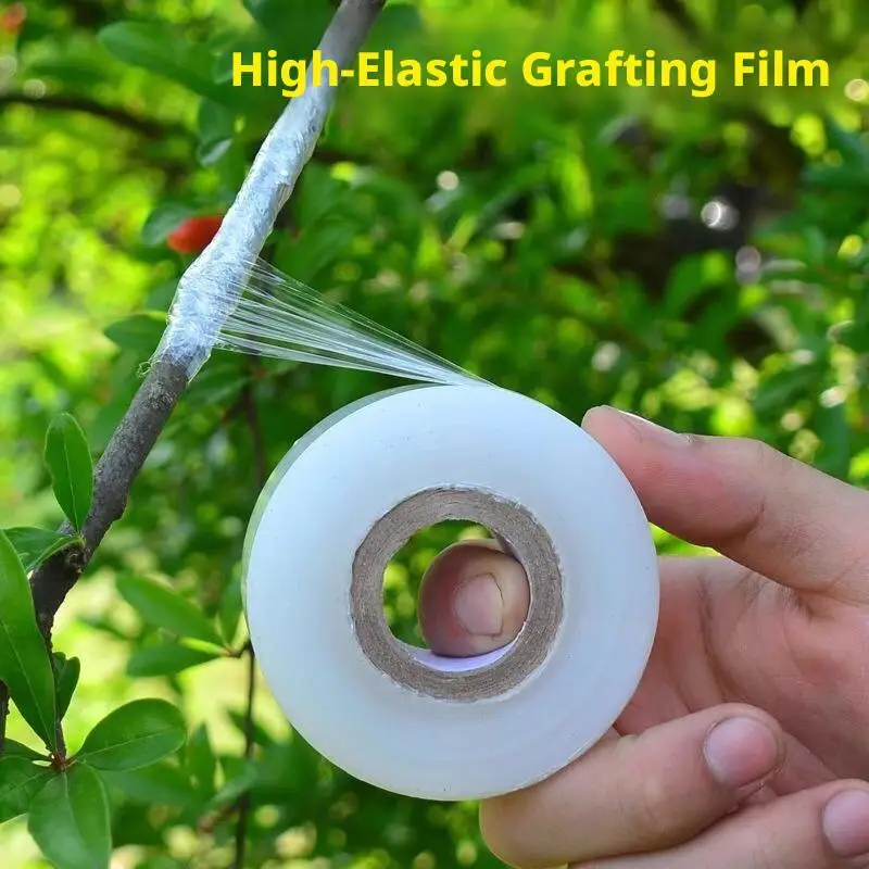Self-Adhesive Grafting Tape Stretchable Plant Grafting Film for Fruit Tree Nursery Plants Seedlings Vine Floristry