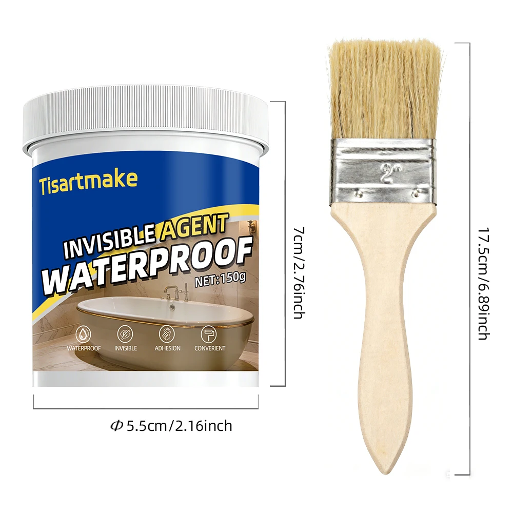 150g Waterproof Coating Sealant Agent Transparent Sealing Coating Invisible Strong Insulating Sealant Clear Sealant Repair Tool