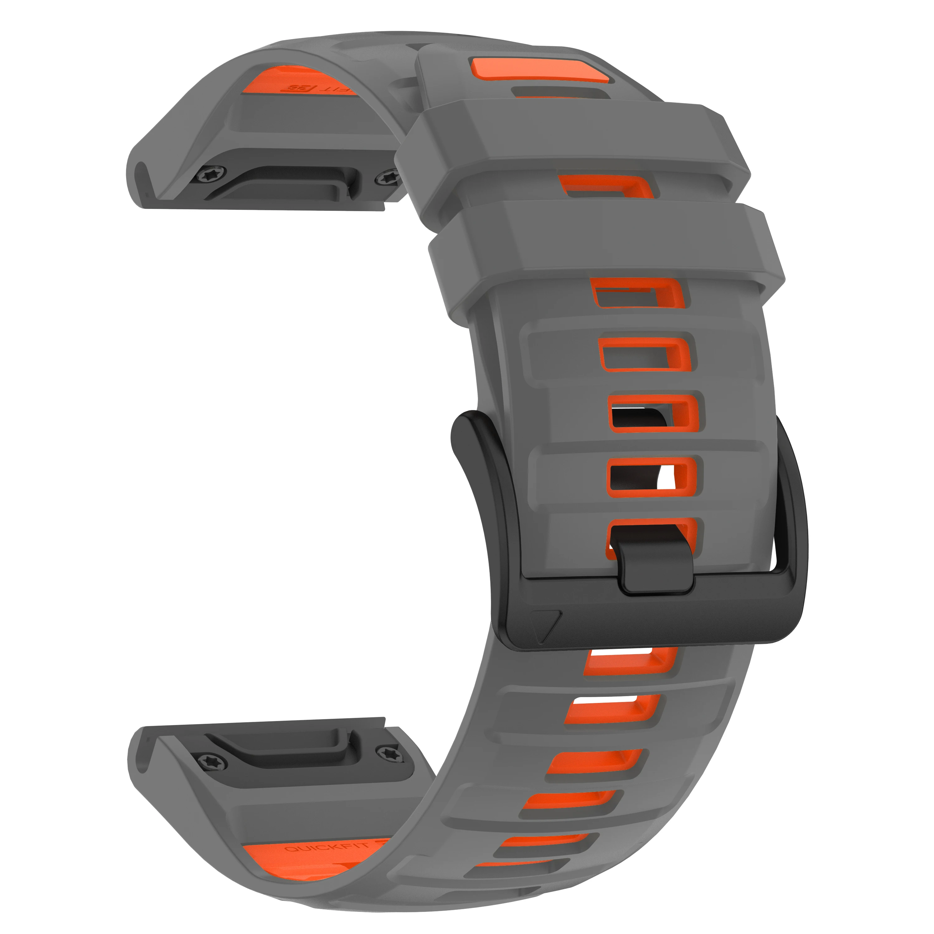 26mm QuickFit Silicone Watch Strap for Amazfit T-Rex Ultra 2 51mm Breathable Sport Replacement Band Wristband