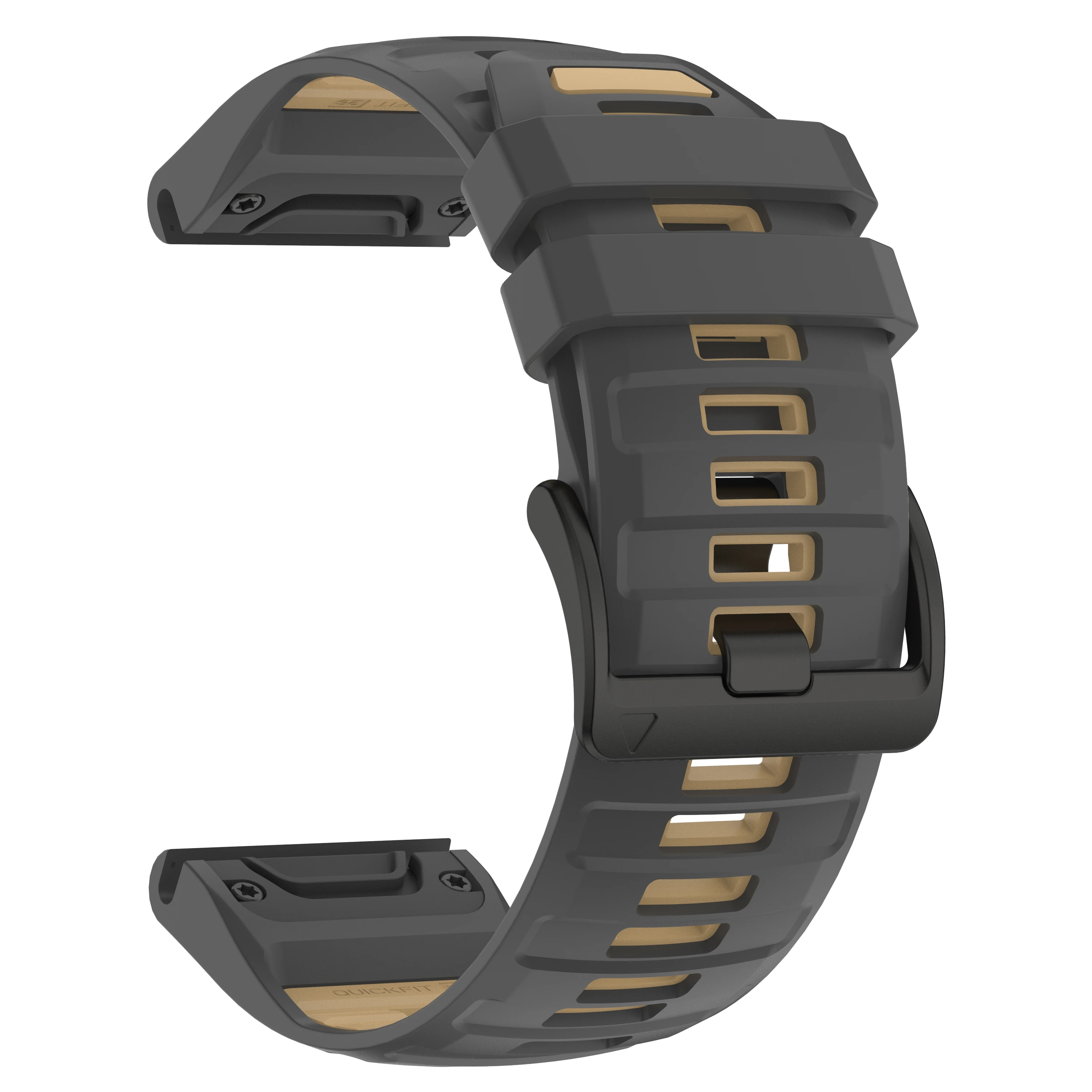 26mm QuickFit Silicone Watch Strap for Amazfit T-Rex Ultra 2 51mm Breathable Sport Replacement Band Wristband