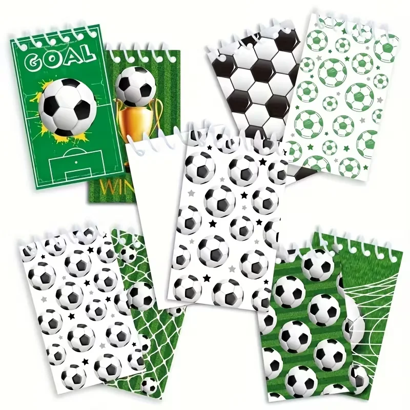 20pcs Soccer Pencil and Notebook Set for Kids Boys Sports Theme Birthday Party Favors Pinata Filler School Reward Christmas Gift