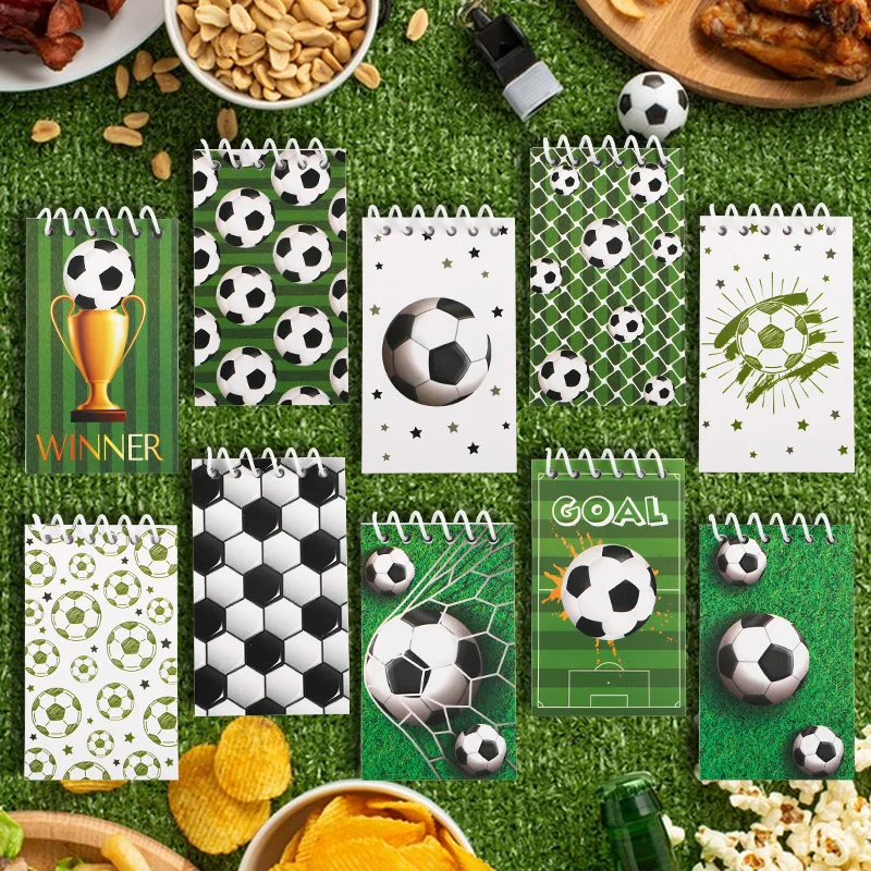 20pcs Soccer Pencil and Notebook Set for Kids Boys Sports Theme Birthday Party Favors Pinata Filler School Reward Christmas Gift