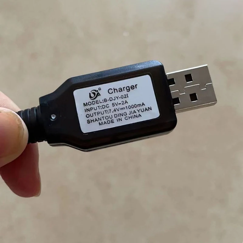 1PC 7.4V (3.7V X2) Charger SM-2P/3P SM-4P Reverse XH-3P/4P Li-ion Battery Electric RC Toys Car Boat USB Charge