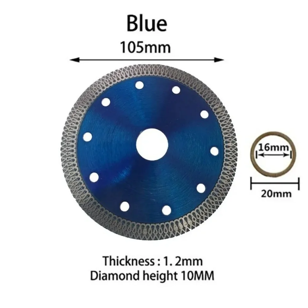105/115/125mm Turbo Diamond Saw Blade Dry Cutting Disc for Granite Marble Stoneware Ceramic Sharp Durable Efficient Cutting Tool