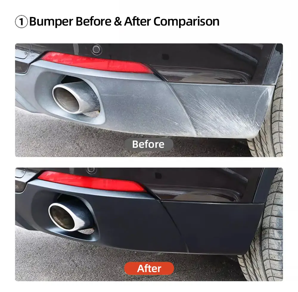 400g Heavy-Duty Car Plastic Renovator Wax - Fast-Acting Scratch Repair, Restores & Protects Car Bumpers, Interiors, Dashboard