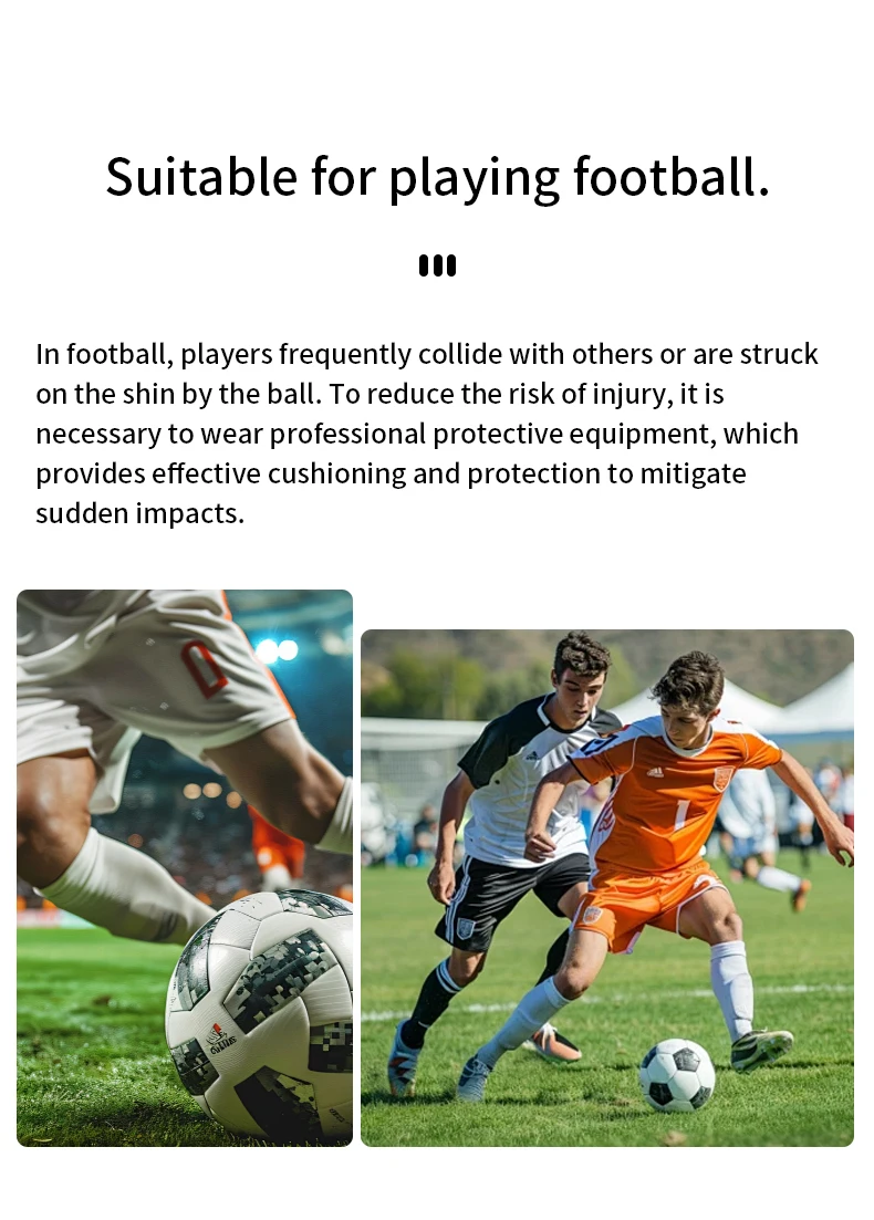 Mini Football Shin Guard Covers - Built-in Mini Shin Guard Covers, Suitable for Men, Women and Teenagers - Small Shin Guards