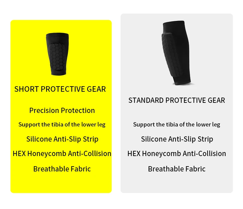 Mini Football Shin Guard Covers - Built-in Mini Shin Guard Covers, Suitable for Men, Women and Teenagers - Small Shin Guards