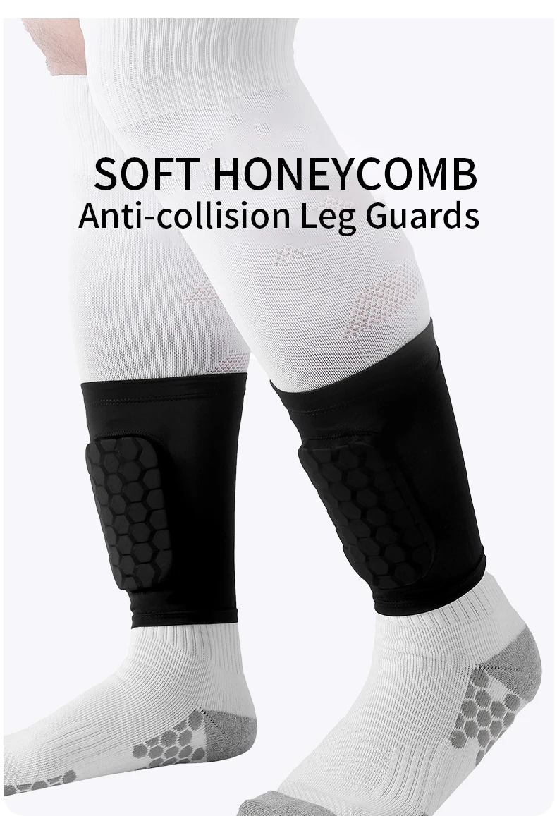 Mini Football Shin Guard Covers - Built-in Mini Shin Guard Covers, Suitable for Men, Women and Teenagers - Small Shin Guards