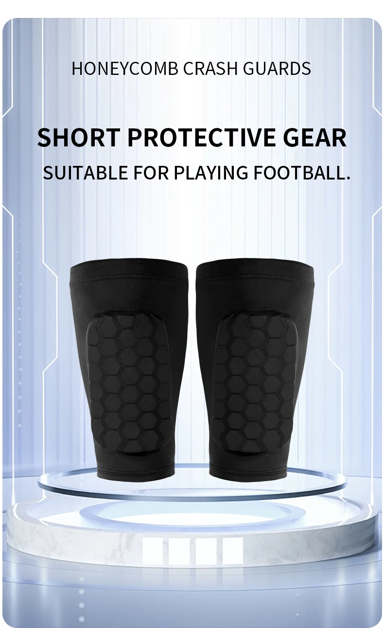 Mini Football Shin Guard Covers - Built-in Mini Shin Guard Covers, Suitable for Men, Women and Teenagers - Small Shin Guards