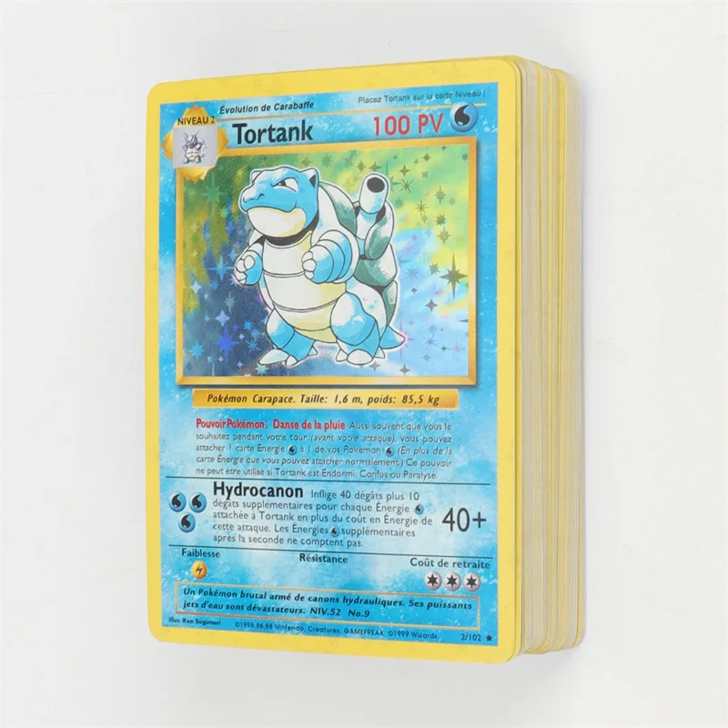 French Version 1996 Year 1st Edition Pokémon card Charizard Pikachu Mewtwo Blastoise Collecting card toys 151Pcs boxed