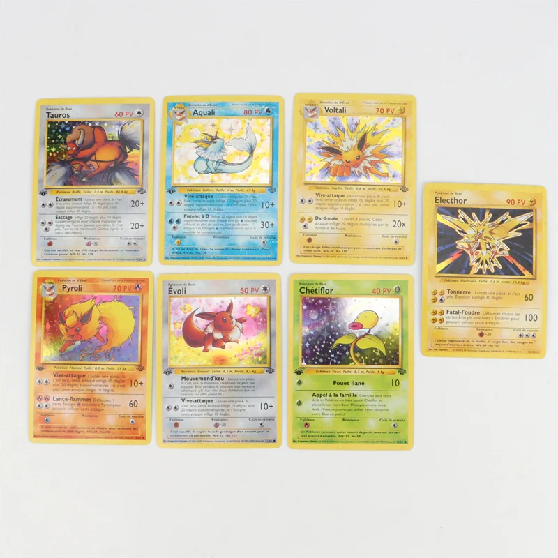 French Version 1996 Year 1st Edition Pokémon card Charizard Pikachu Mewtwo Blastoise Collecting card toys 151Pcs boxed