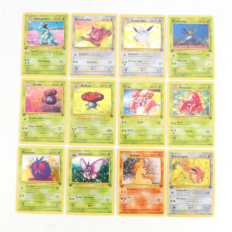 French Version 1996 Year 1st Edition Pokémon card Charizard Pikachu Mewtwo Blastoise Collecting card toys 151Pcs boxed