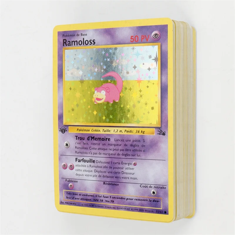 French Version 1996 Year 1st Edition Pokémon card Charizard Pikachu Mewtwo Blastoise Collecting card toys 151Pcs boxed