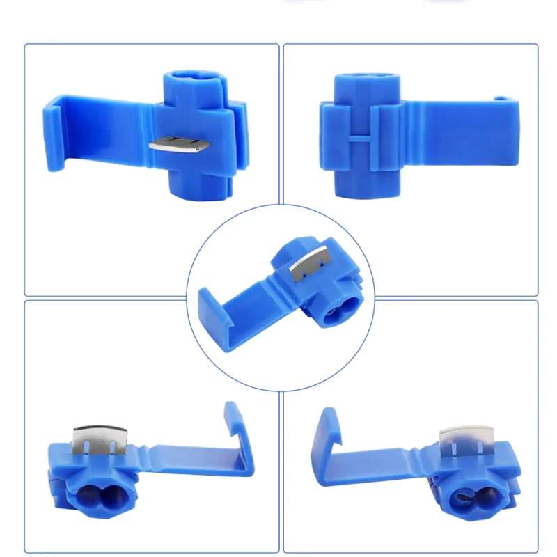 30/50pcs Wire Cable Connectors Scotch Lock Electric Quick Splice Terminals Crimp Non Destructive Without Breaking Line