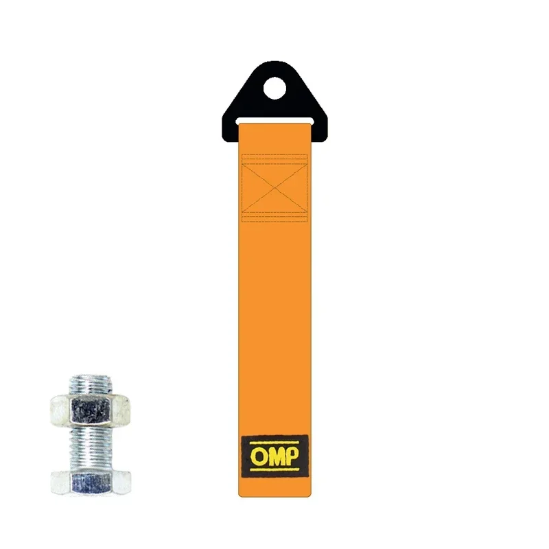 High-Strength Car Nylon Tow Strap Car Tow Ropes Trailer Ropes Bumper Trailer Max 2 Tons Towing Strap With Nut Auto Accessories