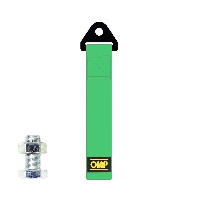 High-Strength Car Nylon Tow Strap Car Tow Ropes Trailer Ropes Bumper Trailer Max 2 Tons Towing Strap With Nut Auto Accessories
