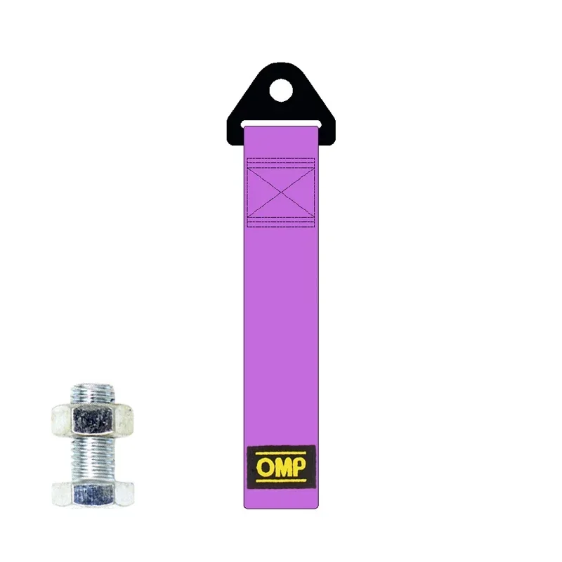 High-Strength Car Nylon Tow Strap Car Tow Ropes Trailer Ropes Bumper Trailer Max 2 Tons Towing Strap With Nut Auto Accessories