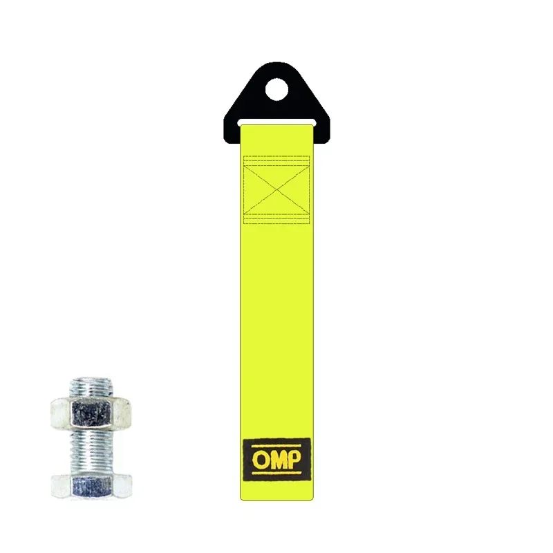 High-Strength Car Nylon Tow Strap Car Tow Ropes Trailer Ropes Bumper Trailer Max 2 Tons Towing Strap With Nut Auto Accessories