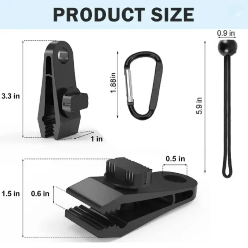 5/20/50Pcs Heavy Duty Tent Clip Tarp Clips Lock Grip Tent Clamps Clamps for Tarps Awnings Camping Car and Swimming Pool Covers